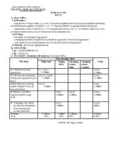 Bài giảng Kiểm tra 1 tiết tiết 12 trường THPT Nguyễn Huệ